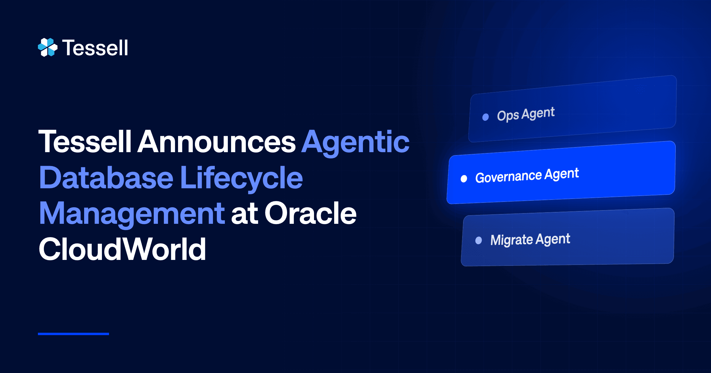 Tessell Announces Agentic Database Lifecycle Management at Oracle CloudWorld