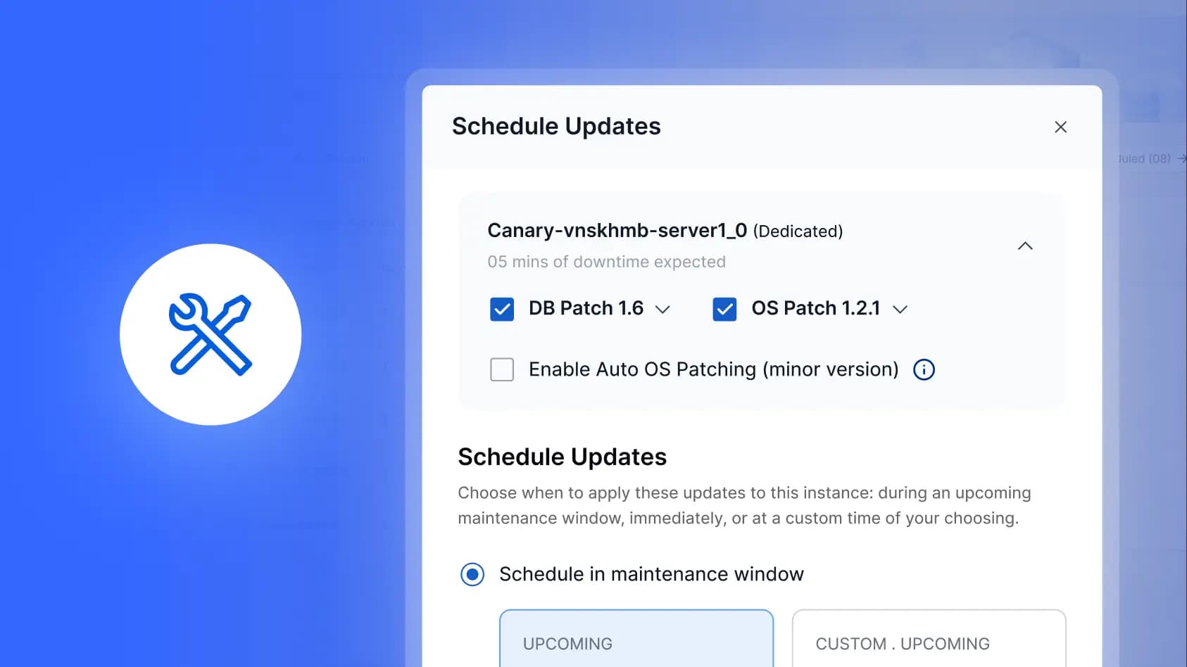 Patching screenshot
